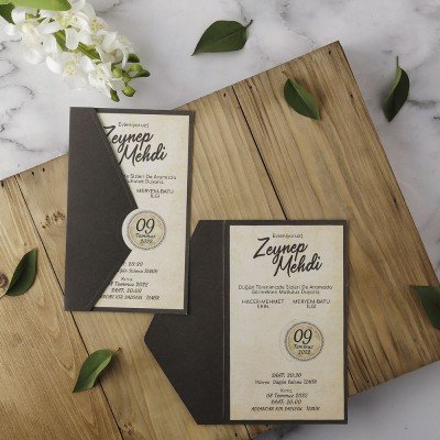 Düğün - Nişan Davetiyesi Eko Polen 40136